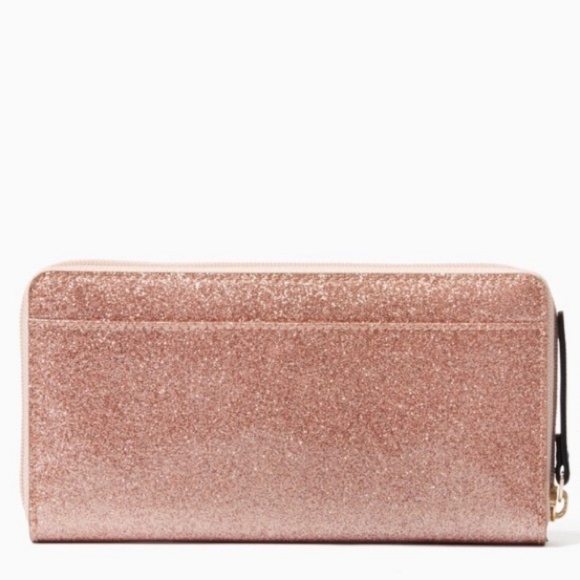 kate spade Rose Gold Glitter Handbag and Wallet - Picture 6 of 7